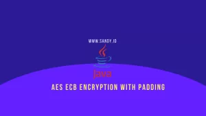 aes ecb encryption with padding