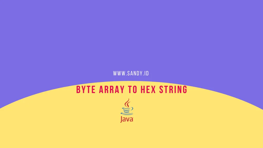 byte array to hex string
