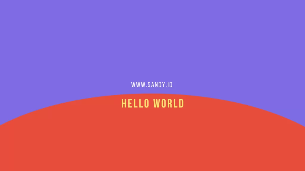 Hello world
