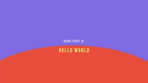 Hello world
